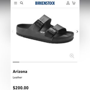 Birkenstock Arizona Black Sandals